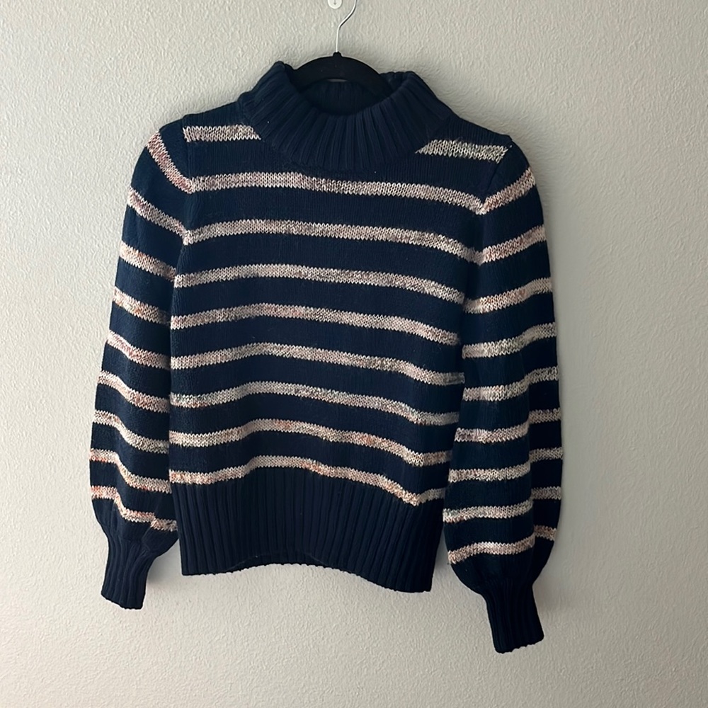 Striped Metcalf Mockneck Sweater